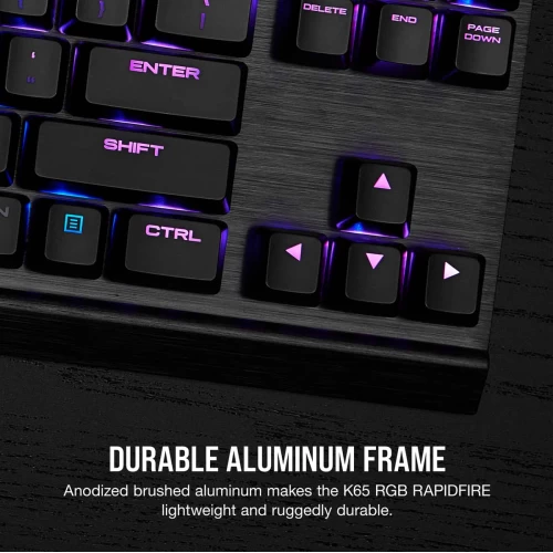 Corsair K65 RGB RAPIDFIRE Компактный Cherry MX Speed RGB