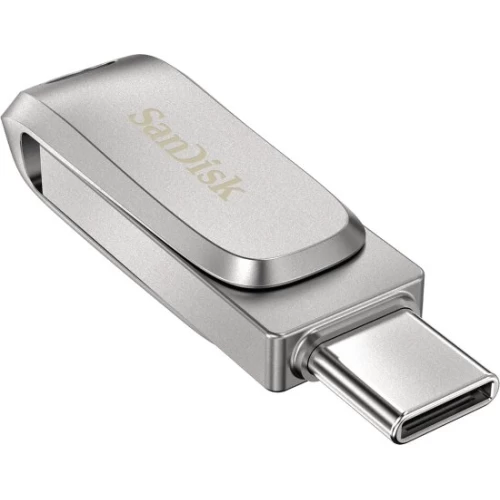 SanDisk Ultra Dual Drive Luxe USB 3.1 Type-C портативная память с емкостью 32ГБ — серебристый цвет