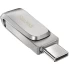 SanDisk Ultra Dual Drive Luxe USB 3.1 Type-C портативная память с емкостью 32ГБ — серебристый цвет