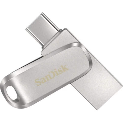 SanDisk Ultra Dual Drive Luxe USB 3.1 Type-C портативная память с емкостью 32ГБ — серебристый цвет
