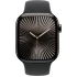 Apple Watch Series 10 GPS 42 мм + Cellular в цвете Slate Titanium с ремешком Black Sport Band S/M (2024)