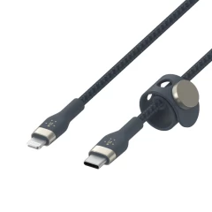 Belkin BoostCharge Pro Flex כבל Lightning ל-USB-C באורך 1 מטר (כחול)