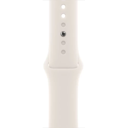 Apple Watch SE GPS 40 мм в цвете Starlight Aluminium с ремешком Starlight Sport Band M/L (2024)