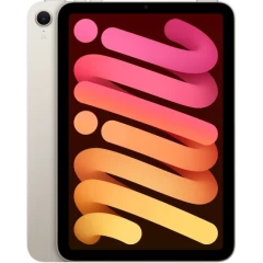 אייפד Apple iPad mini 8.3" (A17 Pro) Wi‑Fi + Cellular 128GB בצבע Starlight (2024)