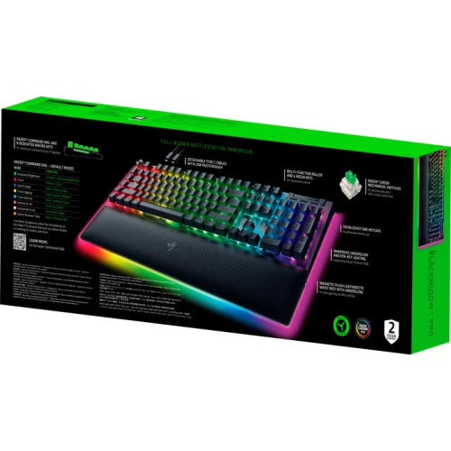 Игровая клавиатура BlackWidow V4 Pro Green Switch