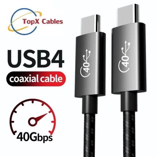 USB C 4.0 40Gbps Cable 1.5m