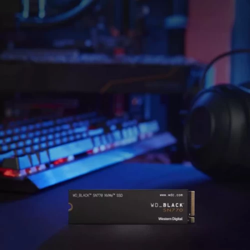Внутренний игровой твердотельный накопитель WD_BLACK SN770 SSD NVMe емкостью 1ТБ