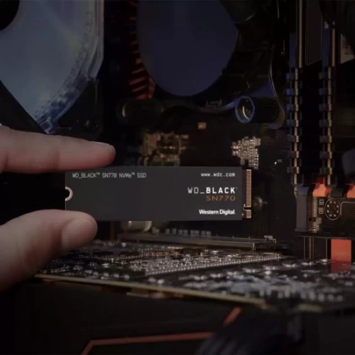 Внутренний игровой твердотельный накопитель WD_BLACK SN770 SSD NVMe емкостью 1ТБ