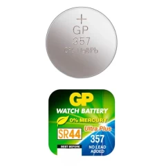 Watch Battery GP 357-A1 (SR44W, 357, D357, V357, SB-B9, SR1154)