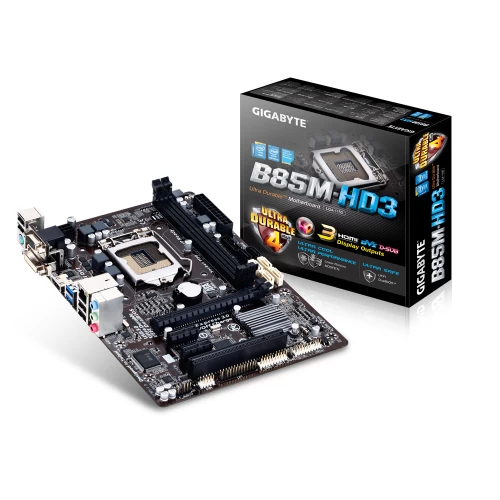 Материнская плата Gigabyte LGA1150 GA-B85M-HD3