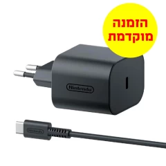 מתאם AC ל־Nintendo Switch 2 – שחור