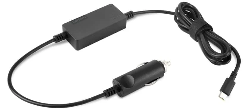 Laptop Charger Lenovo 65W USB-C DC Travel Adapter