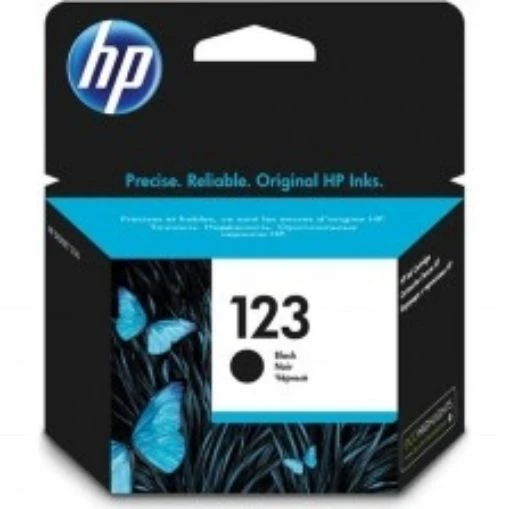 Original HP 123 Black Ink Cartridge for HP DeskJet Printers