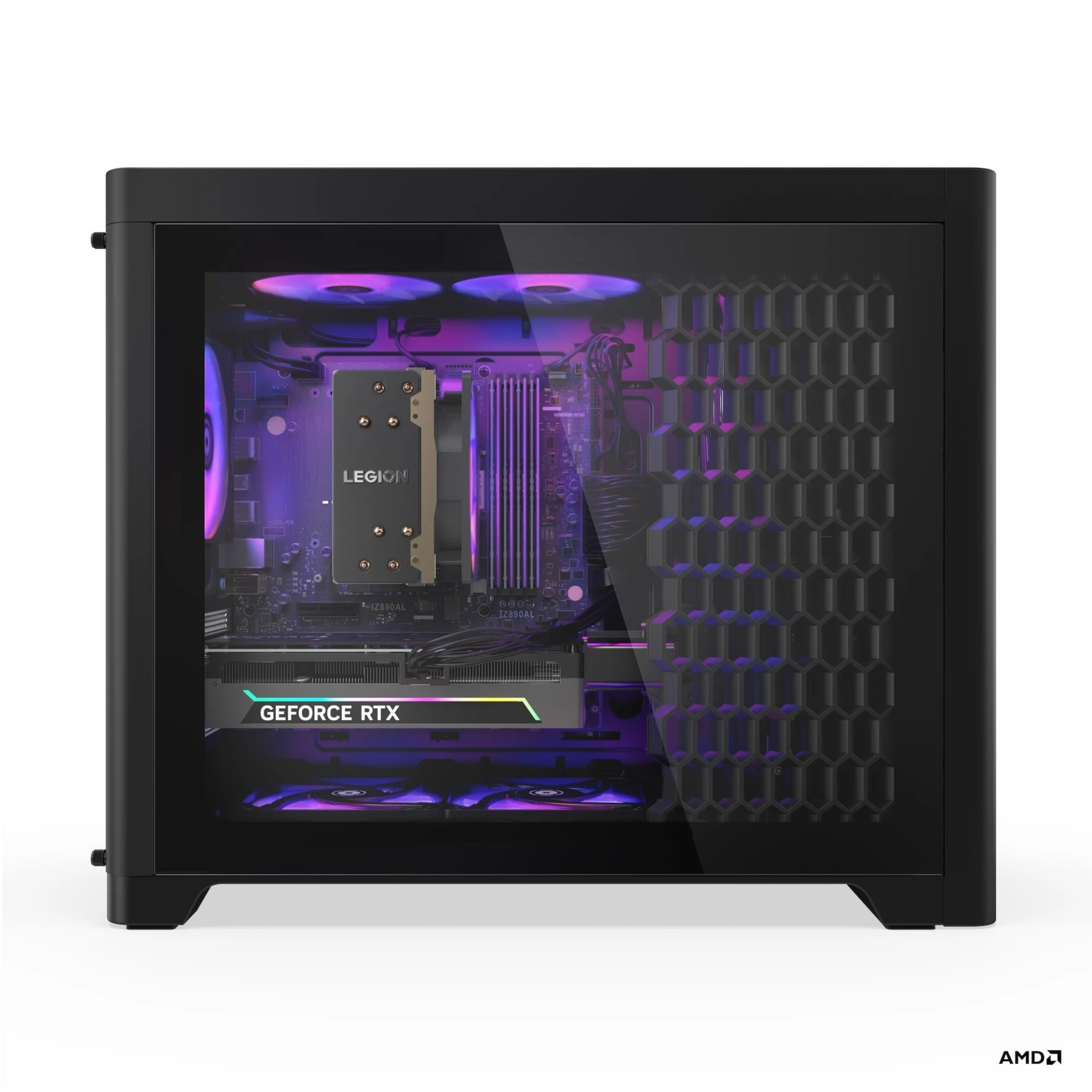 Lenovo Legion T5 30AGB10 Gaming Desktop PC Ryzen 5 7600 RTX 5060 32GB 1TB (Win 11 Home) — Eclipse Black