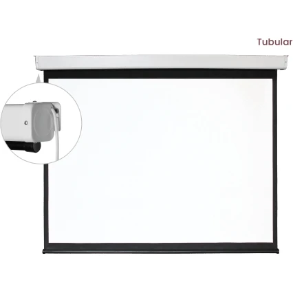 מסך הקרנה חשמלי בגודל ‎2.00×1.50‎ מטר