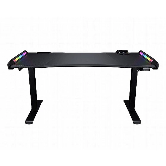 שולחן גיימינג חשמלי COUGAR E-MARS עם תאורת RGB – שחור