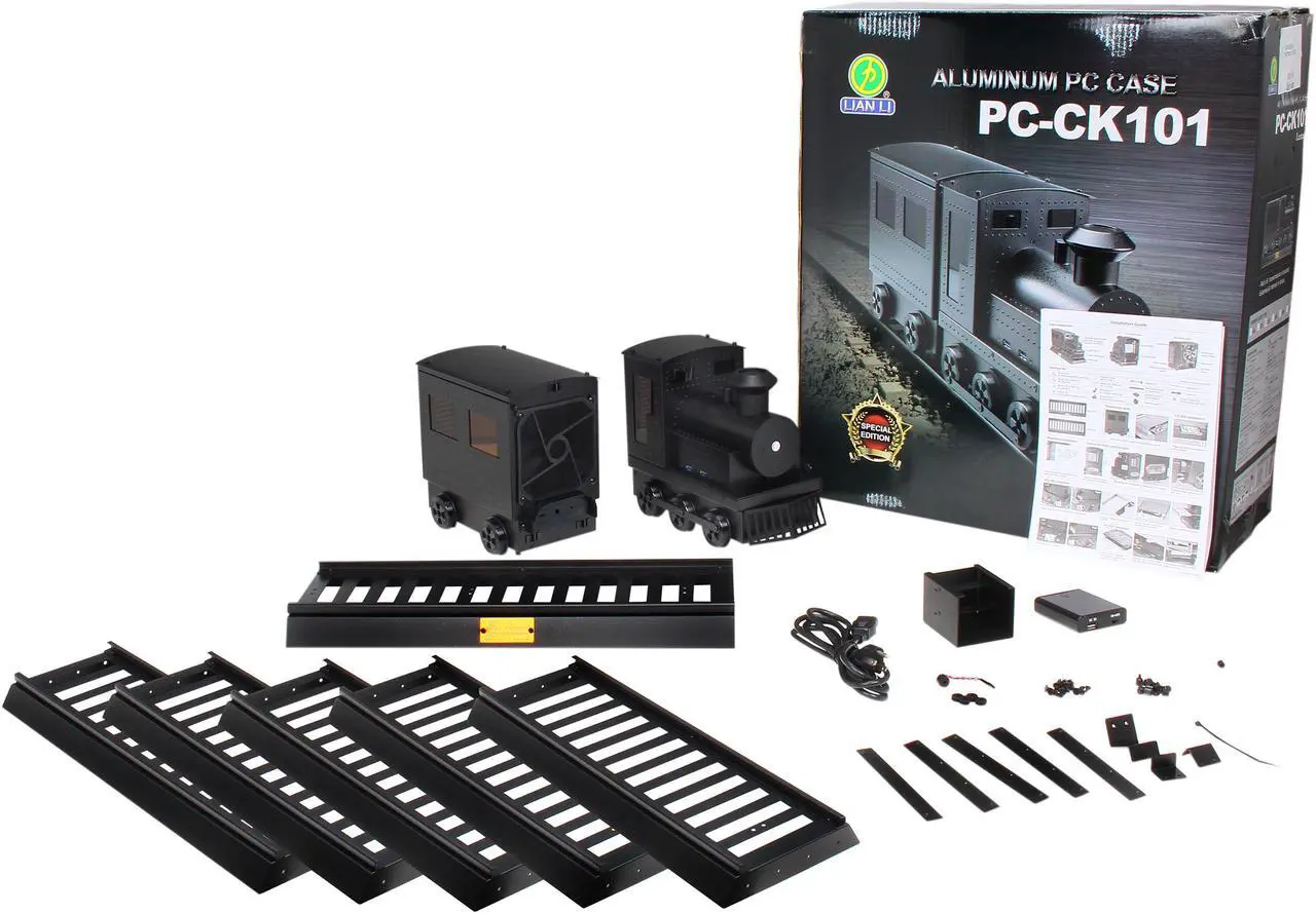 מארז Lian Li PC-CK101 Mini ITX אלומיניום (עיצוב רכבת)