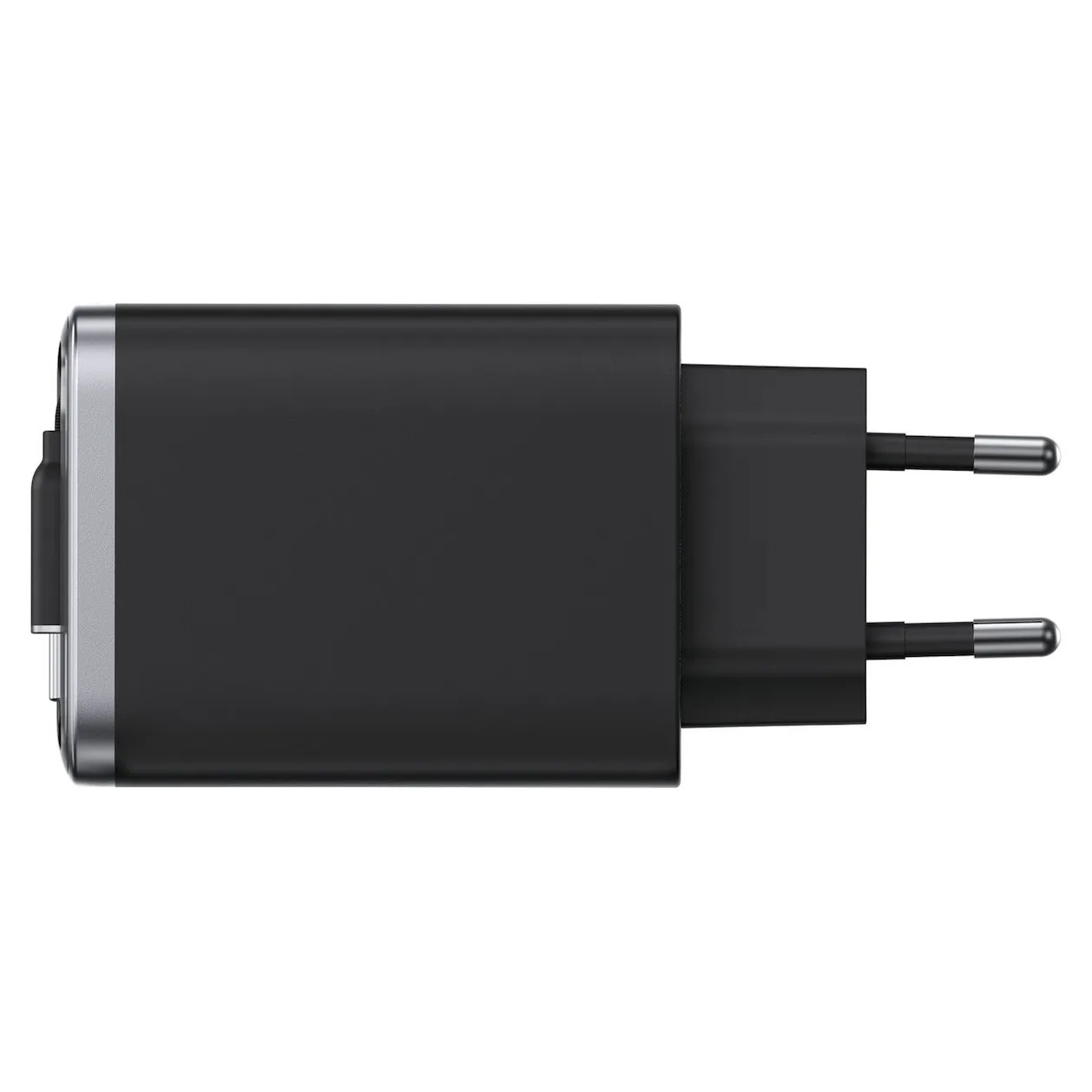 Anker Nano 35W Charger with Retractable USB-C Cable — Black