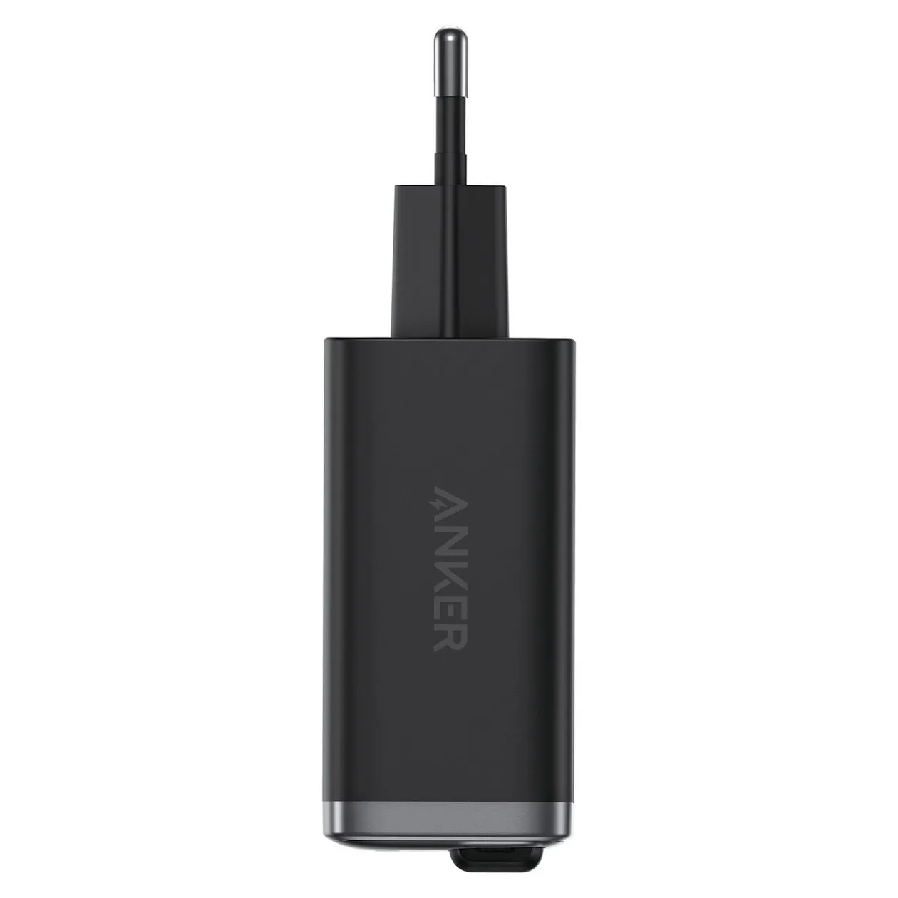 Anker Nano 35W Charger with Retractable USB-C Cable — Black