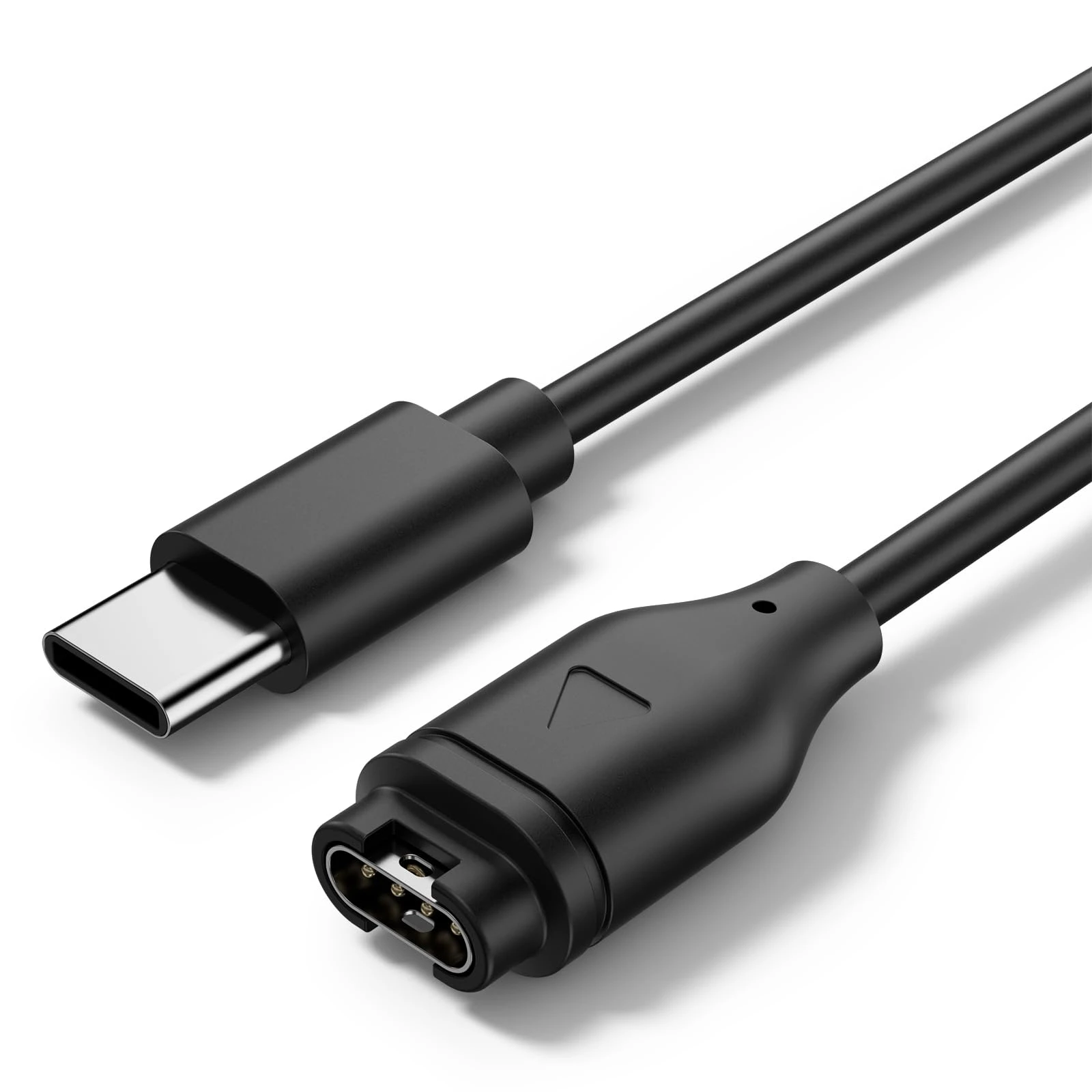 כבל טעינה לשעון חכם Anvil Garmin PD USB-C באורך 1 מטר — שחור