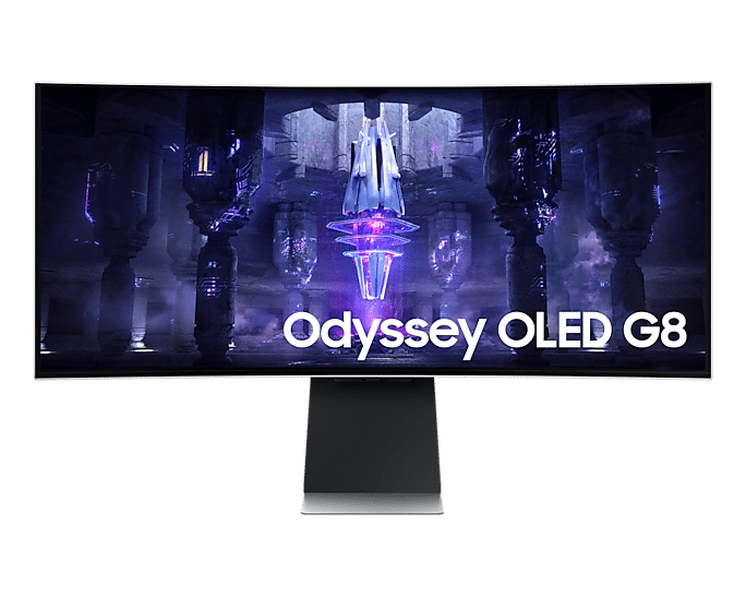 מסך מחשב Samsung 32" Odyssey Neo G8 4K UHD 240Hz 1ms Quantum HDR2000 Curved