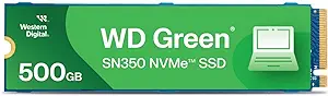 Internal WD Green SN350 NVMe 500GB SSD