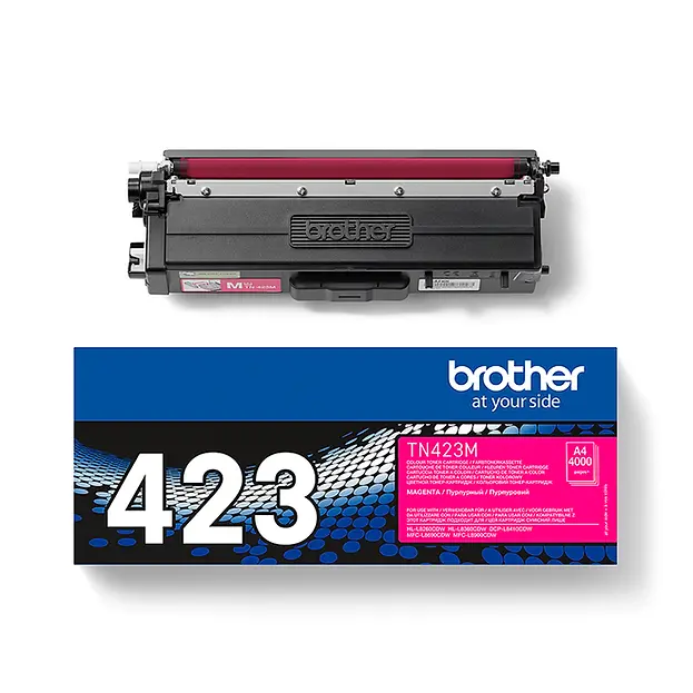 Brother TN-423M Original High-Yield Magenta Toner Cartridge for Brother Laser Printers