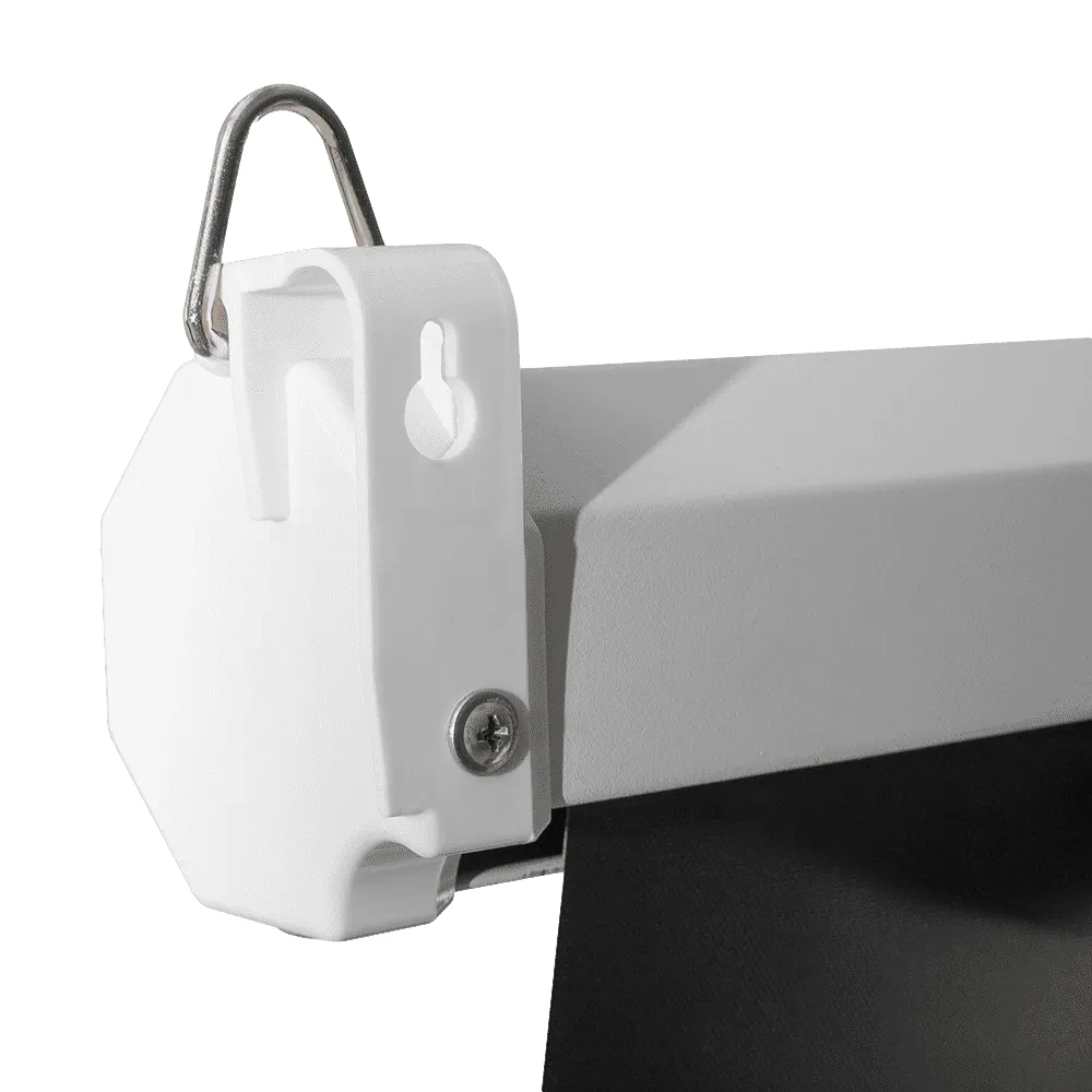 מסך הקרנה ידני נגלל בגודל ‎2.00×2.00‎ מטר