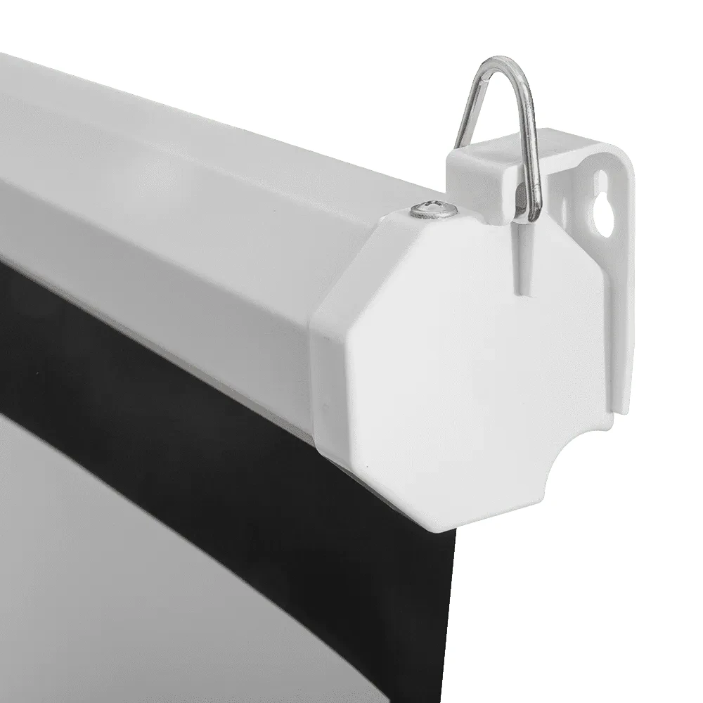 מסך הקרנה ידני נגלל בגודל ‎2.00×2.00‎ מטר