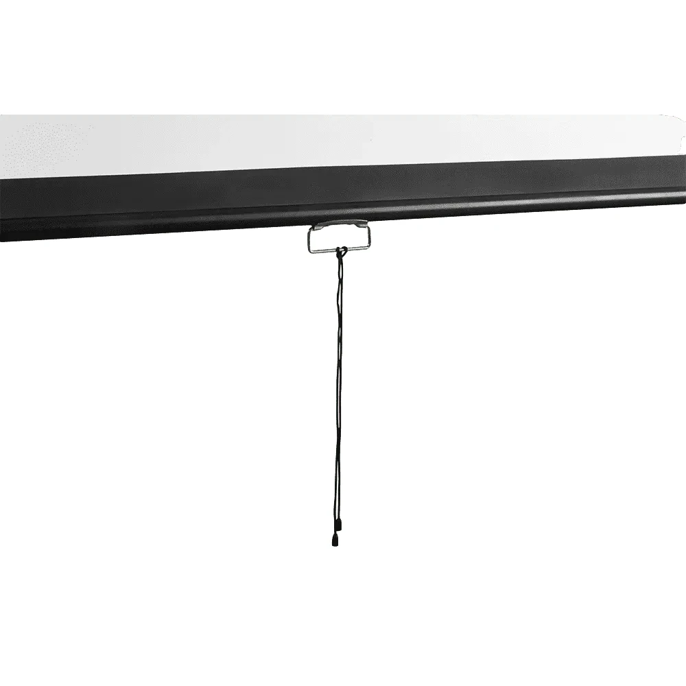 מסך הקרנה ידני נגלל בגודל ‎2.00×2.00‎ מטר