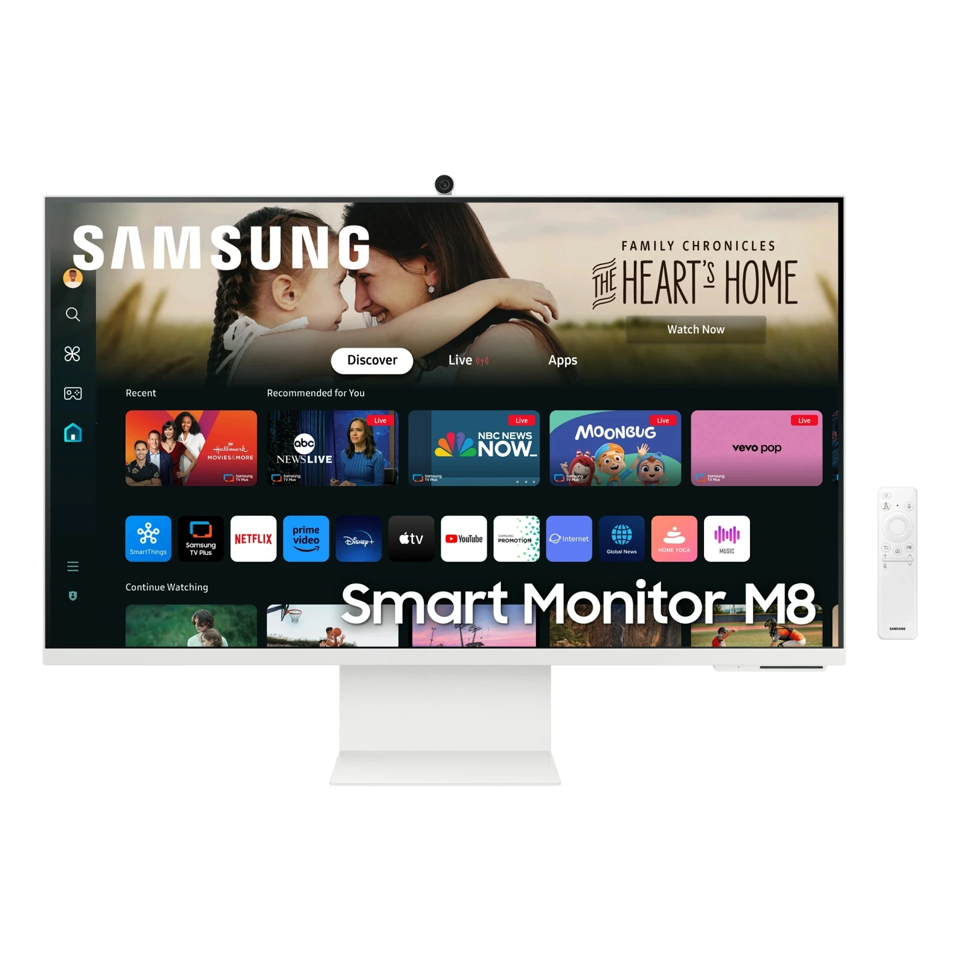 Samsung Smart Monitor M8 M80D 32" – 60Hz, VA, White
