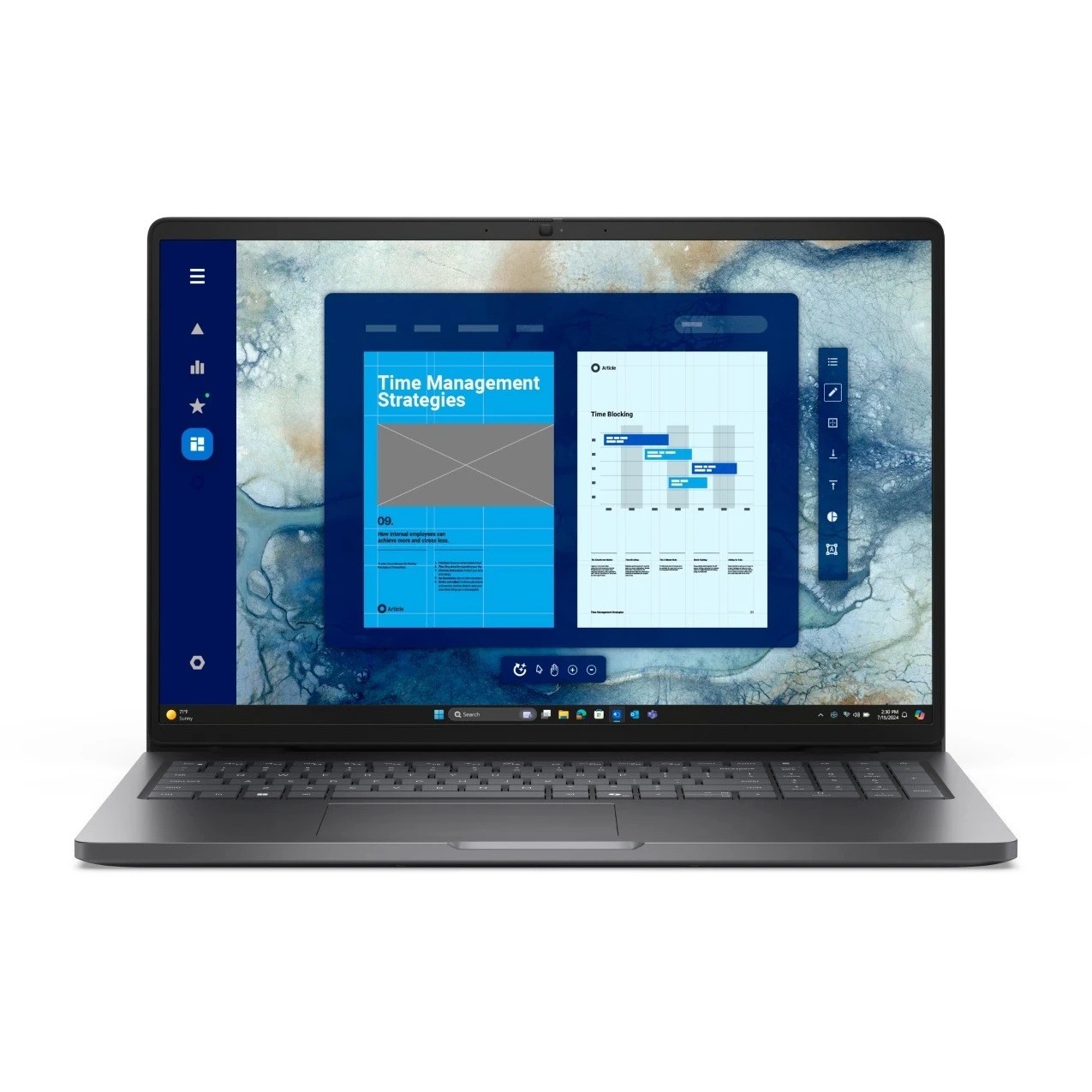 Dell Pro 16 PC16250 Laptop 16" i5-120U 16GB 512GB — Gray