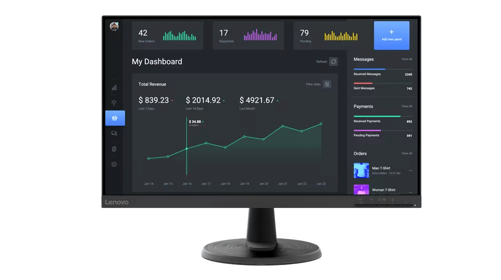 Computer Monitor Lenovo D24-40