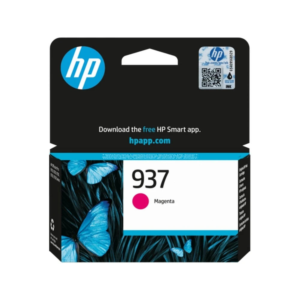 Original HP 937 Magenta Ink Cartridge for HP OfficeJet Pro Printers