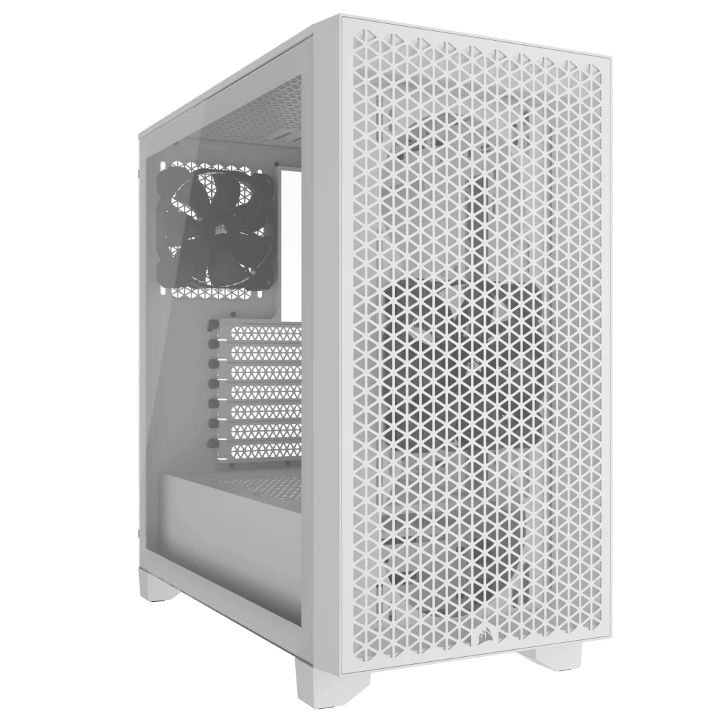 מארז Corsair 3000D AIRFLOW Mid Tower בצבע לבן