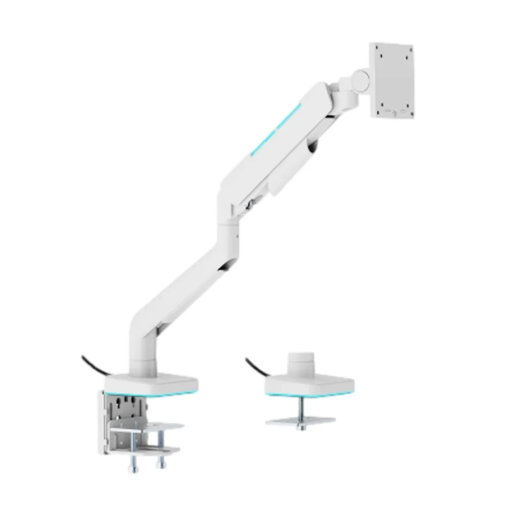 זרוע שולחנית עם תאורת RGB למסך בגודל 17″–49″