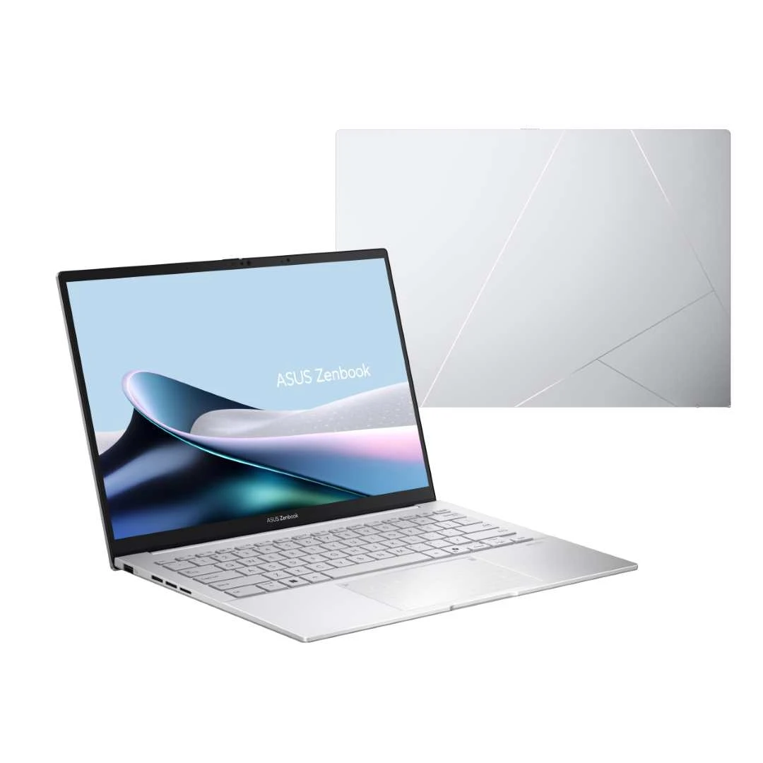 מחשב נייד אסוס Asus Zenbook 14 OLED 14" U9-285H 16GB 1TB — (כסוף) Foggy Silver