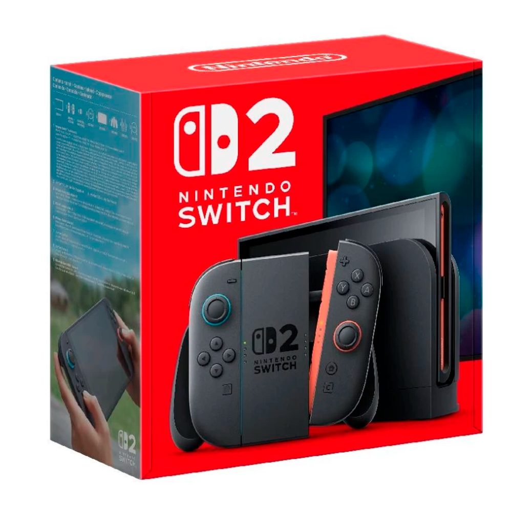 Nintendo Switch 2 Portable Console 256GB with Joy-Con (Red and